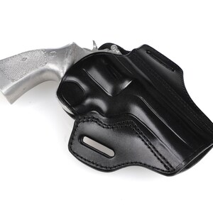Smith Wesson 586 L Frame 4 inch Open Top Belt Holster