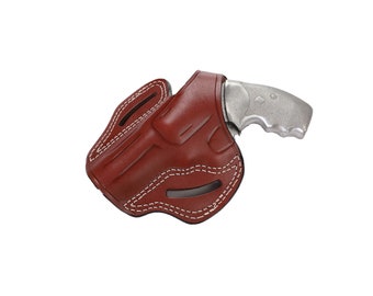 Fondina in pelle OWB Charter Arms Bulldog 44 Special da 2,5 e 3 pollici per revolver