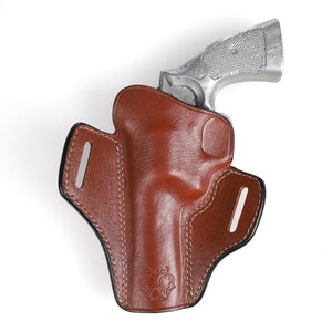 Smith Wesson 586 L Frame 4 inch Open Top Belt Holster