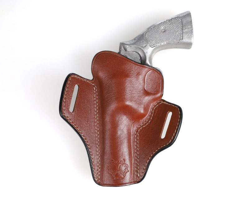 Smith Wesson 586 L Frame 4 inch Open Top Belt Holster