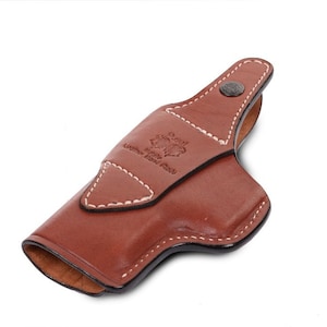 Sig P220 Premium Leather IWB Holster Handcrafted Right-Left Hand Black-Brown