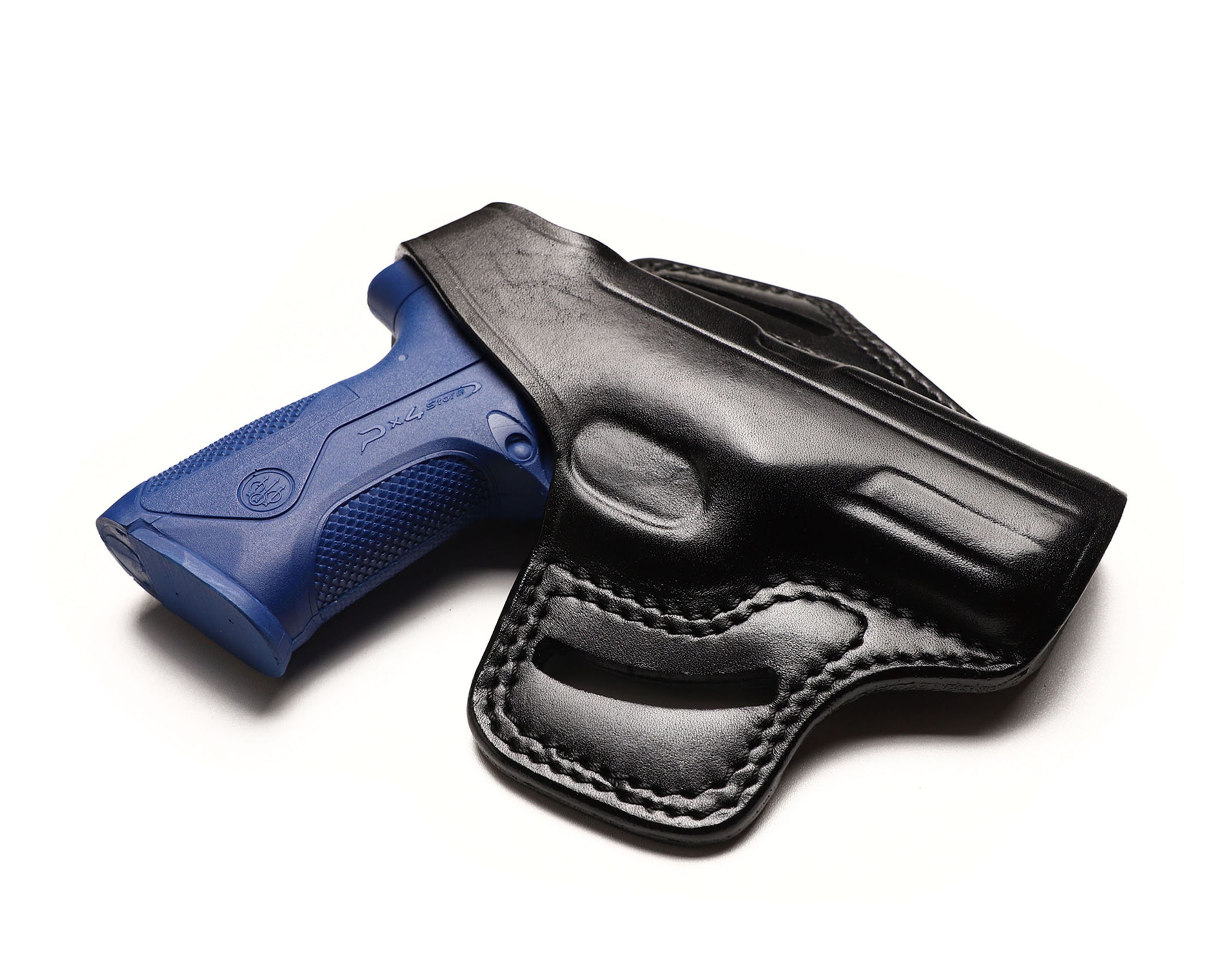 Beretta Px4 Storm Full, Carry 40 SW, 45 ACP, 9MM Premium Leather OWB 4 Inch Holster - Israel