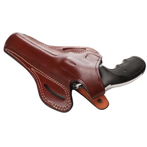 Ruger GP100 Revolver 6 inch 357 Magnum Leather OWB Holster