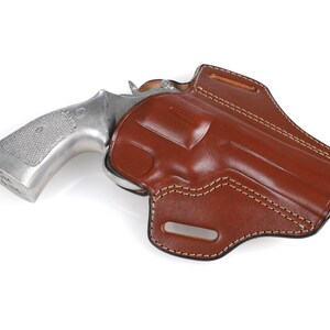 Smith Wesson 586 L Frame 4 inch Open Top Belt Holster