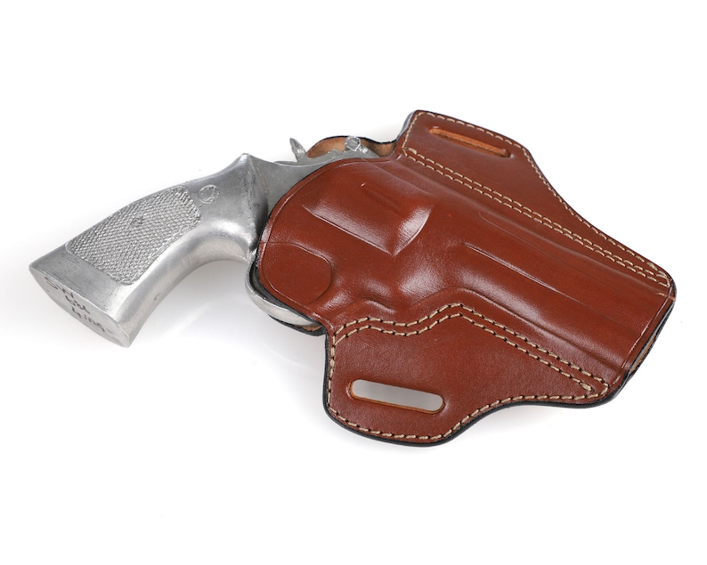 Smith Wesson 586 L Frame 4 inch Open Top Belt Holster