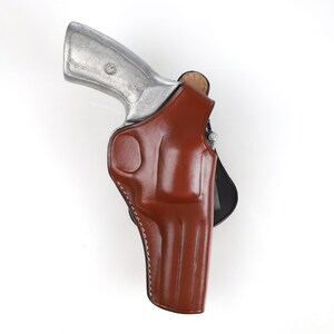 Ruger GP100 LeatherPaddle Belt Holster 4 inch