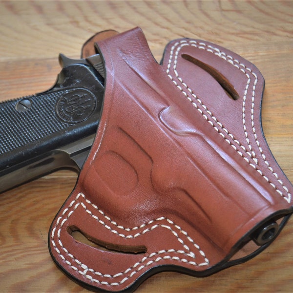 Beretta 80 Cheetah Fits 81, 82, 83, 84, 85, 86 FS, 87 BB OWB Leather Holster Handmade