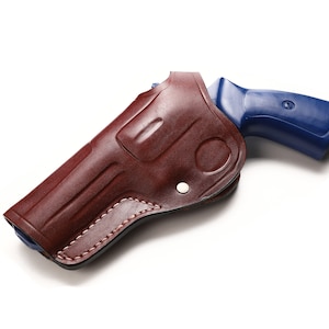Ruger GP100, Security Six, Service Six 357 Magnum 6 Round Models Revolver Leather 4 inch Cross Draw Holster