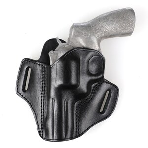 Ruger GP100 Leather Open Top Holster 3 INCH
