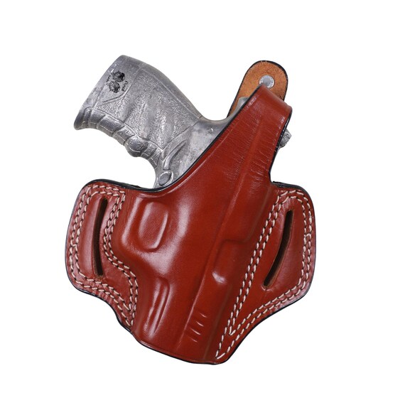 Handmade Leather OWB Pancake Holster Fits Canik Mete MC9 Micro