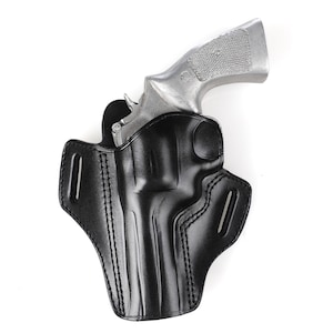Smith Wesson 586 L Frame 4 inch Open Top Belt Holster