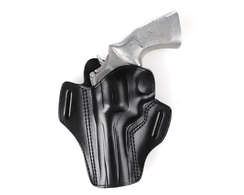 Smith Wesson 586 L Frame 4 inch Open Top Belt Holster