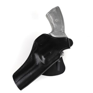 Ruger GP100 LeatherPaddle Belt Holster 4 inch