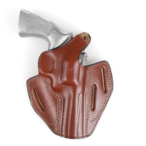 Smith Wesson 69 L Frame 4.25 inch Three Belt Slot Holster