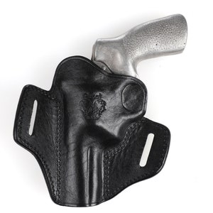 Ruger GP100Leather Open Top Belt Holster 2.5 INCH