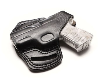 Springfield XD-S 9MM - 40SW - 45 ACP Premium Leather OWB 3.3 inch Holster Handcrafted