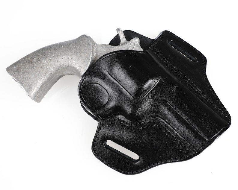 Colt Python Leather Open Top Belt Holster 3 INCH