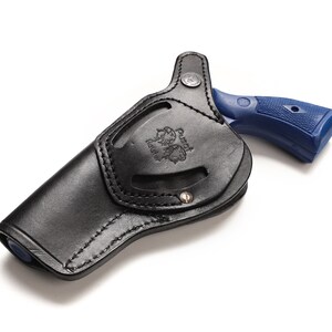 Colt King Cobra 4.25 inch Revolver Leather Cross Draw Holster