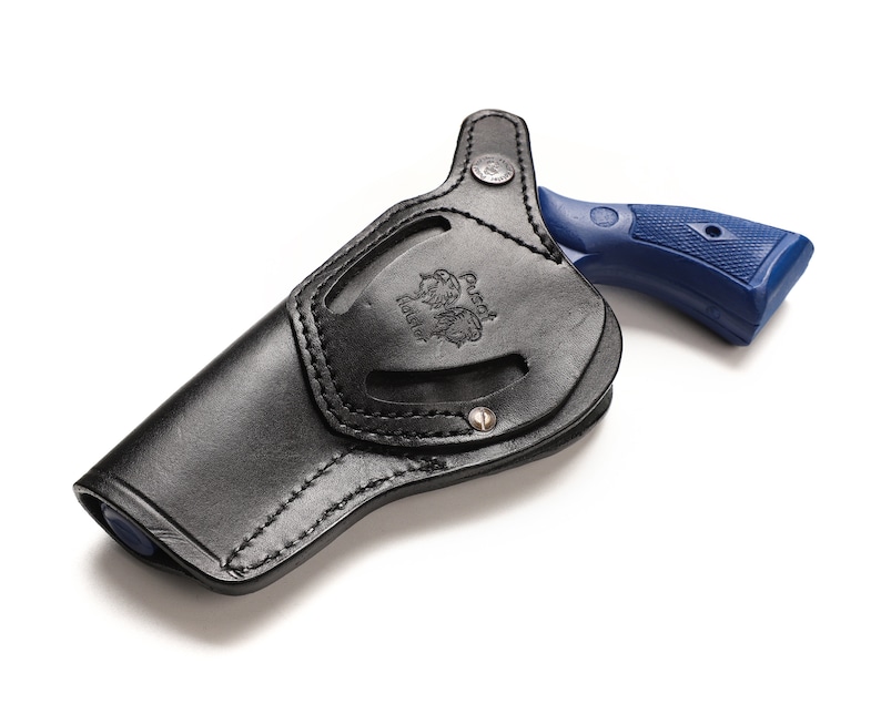 Colt King Cobra 4.25 inch Revolver Leather Cross Draw Holster