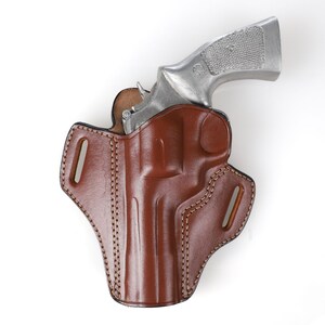 Smith Wesson 586 L Frame 4 inch Open Top Belt Holster
