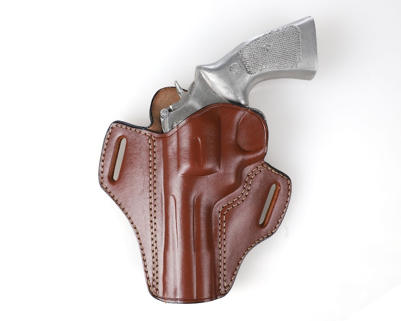 Smith Wesson 586 L Frame 4 inch Open Top Belt Holster