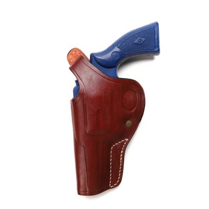Colt King Cobra 4.25 inch Revolver Leather Cross Draw Holster