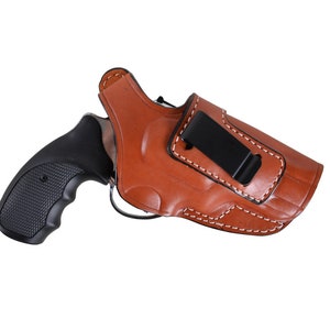Colt King Cobra, Python 357 Magnum Leather IWB 3-4 and 4.25 Inch Holster