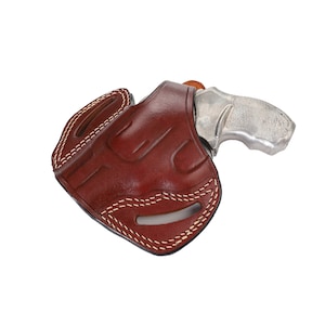Taurus Model 856 Revolver 2 inch Leather OWB Belt Holster Handcrafted