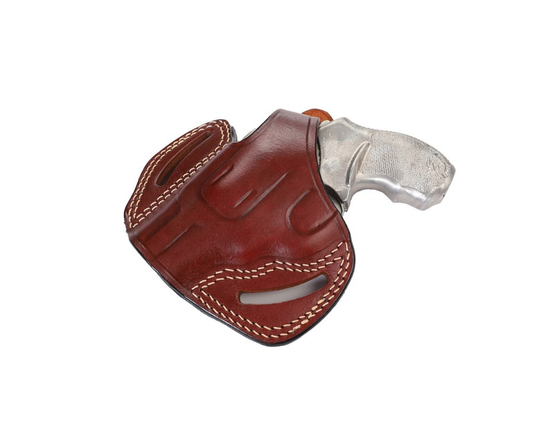 Taurus UL 856 Revolver 38 Special 2 Barrel Leather Gun Custom Belt