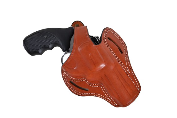 Charter Arms Police Bulldog 38 Special Leather Owb 4 Barrel Etsy