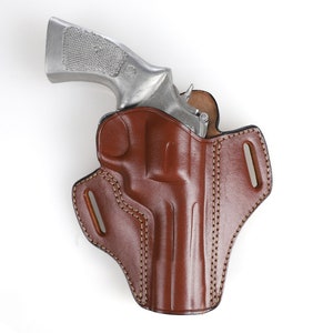 Smith Wesson 586 L Frame 4 inch Open Top Belt Holster
