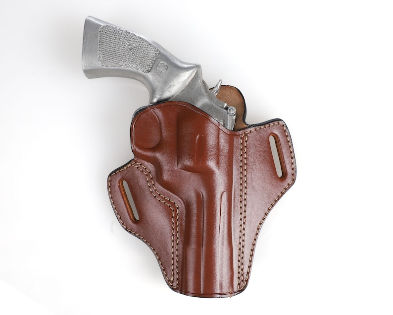 Smith Wesson 586 L Frame 4 inch Open Top Belt Holster