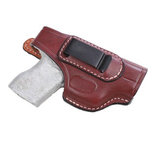 ルガー LC9、LC380 レザー IWB ホルスター ハンドクラフト 画像 5