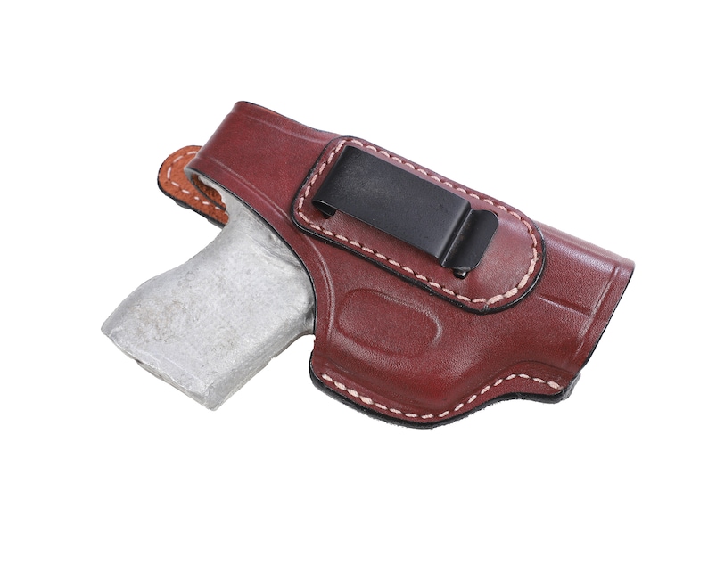 ルガー LC9、LC380 レザー IWB ホルスター ハンドクラフト 画像 5