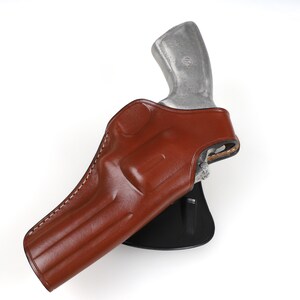 Ruger GP100 LeatherPaddle Belt Holster 4 inch