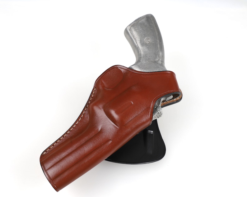 Ruger GP100 LeatherPaddle Belt Holster 4 inch
