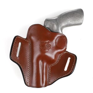 Ruger GP100 Leather Open Top Holster 3 INCH