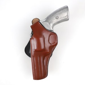 Ruger GP100 LeatherPaddle Belt Holster 4 inch