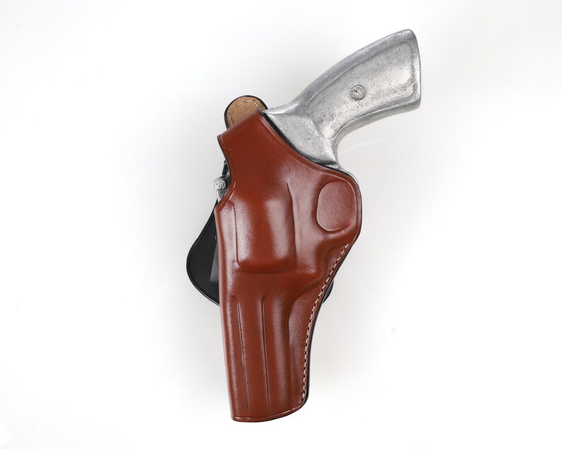 Ruger GP100 LeatherPaddle Belt Holster 4 inch