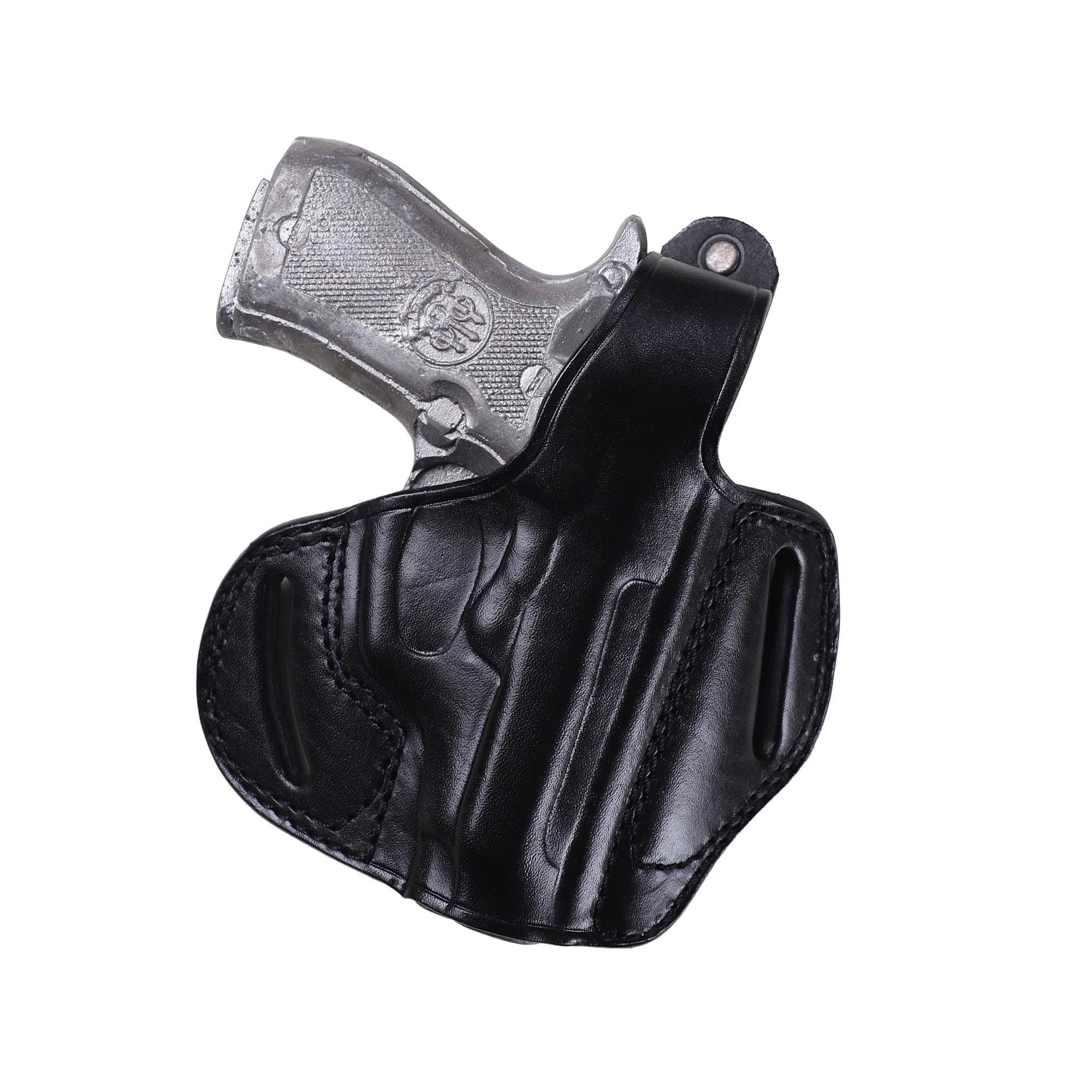 Handmade Leather OWB Holster Fits Beretta 84, 84BB, 84F, 84FS