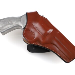 Ruger GP100 LeatherPaddle Belt Holster 4 inch