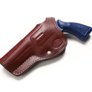 Colt Revolver 357 Magnum 38 Special Leather 4 inch Cross Draw Holster