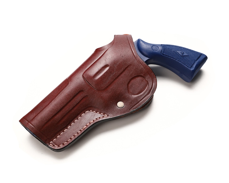 Colt King Cobra 4.25 inch Revolver Leather Cross Draw Holster