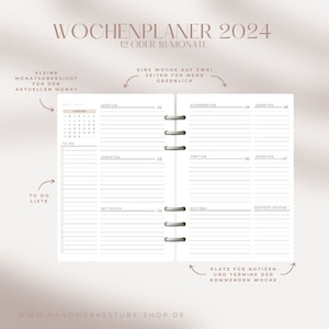Calendar 2025 | Weekly planner | Filofax | Calendar inserts | 18 months | Calendar 2025 | Calendar inserts A5 | Personal | Happy Planner