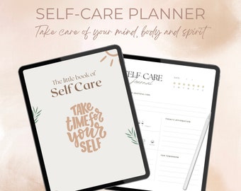 Digital Self Care Journal | Instant Download | Goodnotes Journal |