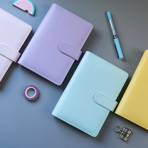 Kalender | Studentenkalender | Ringband | A5 | A6 | Pastelkleur |