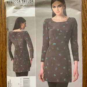 Vogue 1251 Rebecca Taylor Tunic/Dress Pattern size 6-8-10-12-14 bust 30.5-36”