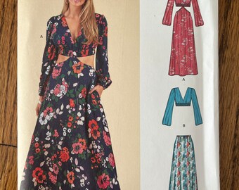 New Look 6728 dress, top, and skirt pattern sizes 6-18 bust 30.5-40”