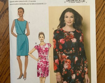 Butterick 6240 Dress pattern 6-8-10-12-14 bust 30.5-36