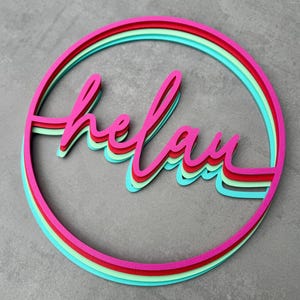 Corona Alaaf en blanco – Decoración de carnaval impresa en 3D | Corona DIY para diseñar | Decoración de carnaval estilo Colonia | Aprox. 24 cm de diámetro | Extra grande Helau